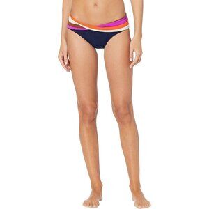 NWT Robin Piccone Billie Bikini Twist Bottoms XS Blue Navy Swimsuit